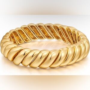 Elegant Chunky Bangle Bracelet AVAILABLE IN GOLD OR SILVER